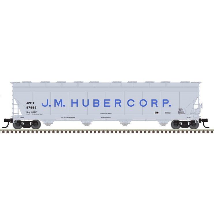 Atlas HO Scale J.M. Huber Corp ACF 5701 Plastics Hopper | Fusion Scale Hobbies