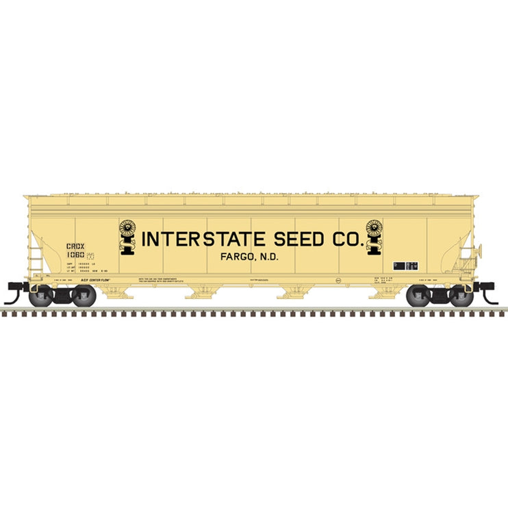 Atlas HO Scale Interstate Seed Co ACF 5701 Grain Hopper | Fusion Scale Hobbies