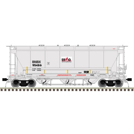 Atlas HO Scale Greenbrier Management Services [BNBX] #95495 3230 Covered Hopper Master Plus | Fusion Scale Hobbies