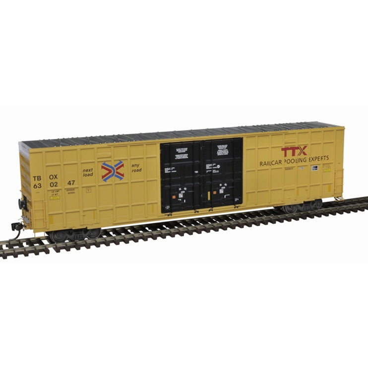 Atlas Master HO Scale TTX High Markings Gunderson 7550 Double Door Boxcar 630053