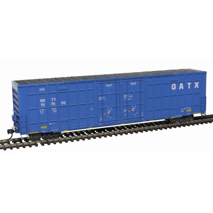 Atlas Master HO Scale UP Union Pacific Gunderson Blue BKTY 7550 Double Door Boxcar 