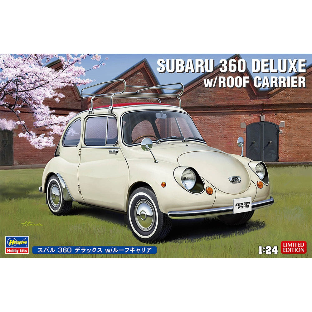 Hasegawa 1/24 Subaru 360 Deluxe w/ Roof Carrier Limited Edition