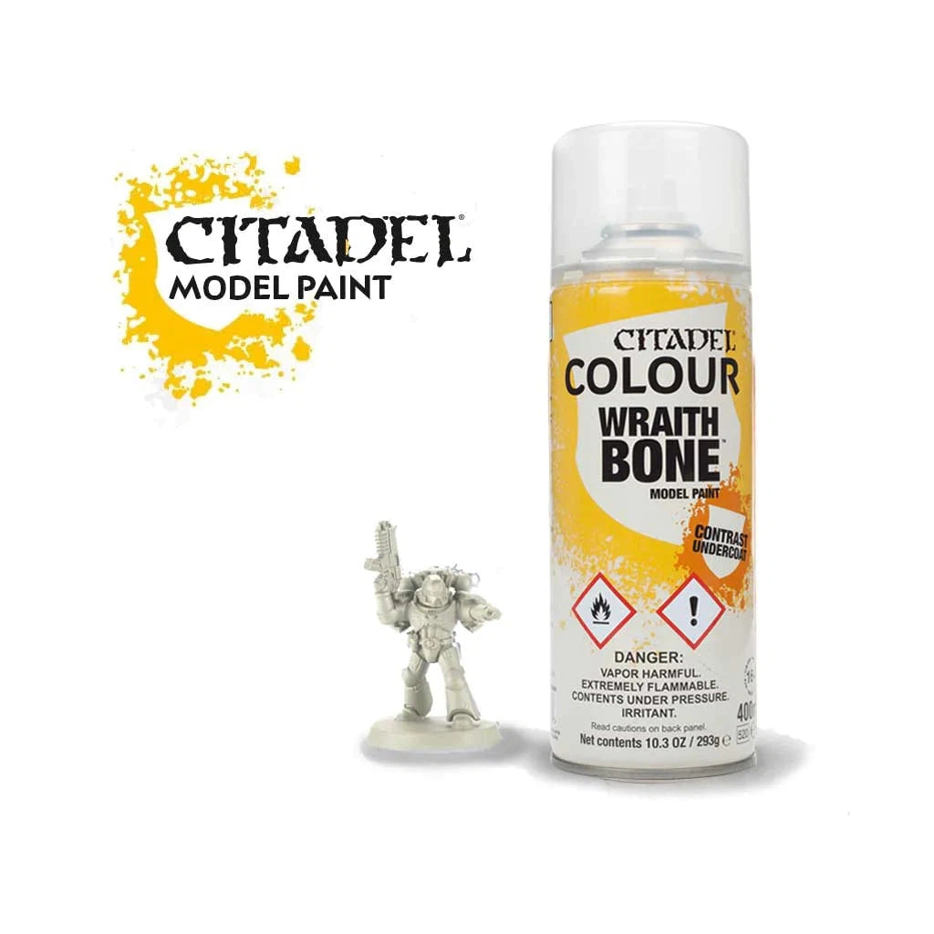 Citadel Contrast WraithBone Spray Paint - Games Workshop – Fusion Scale  Hobbies