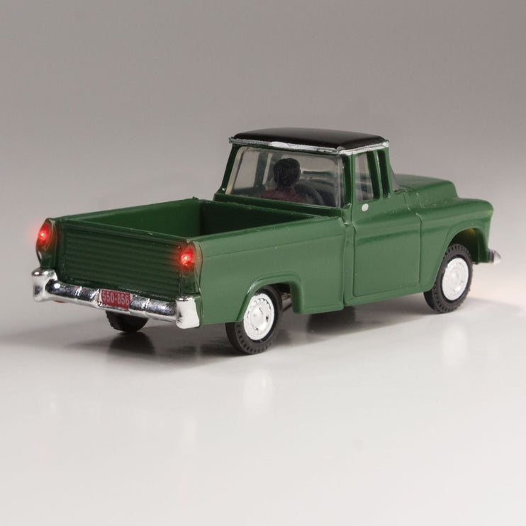 Woodland Scenics HO Scale Green Pickup Just Plug Vehicle