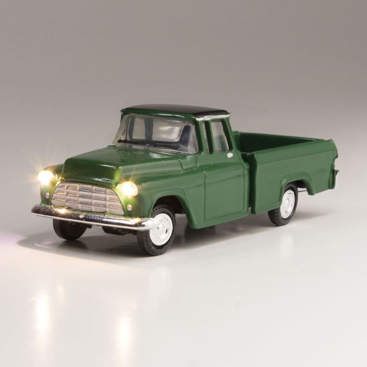 Woodland Scenics HO Scale Green Pickup Just Plug Vehicle