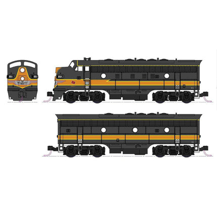 Kato N N EMD F7A & F7B Milwaukee Road #88A & #88B Locomotive