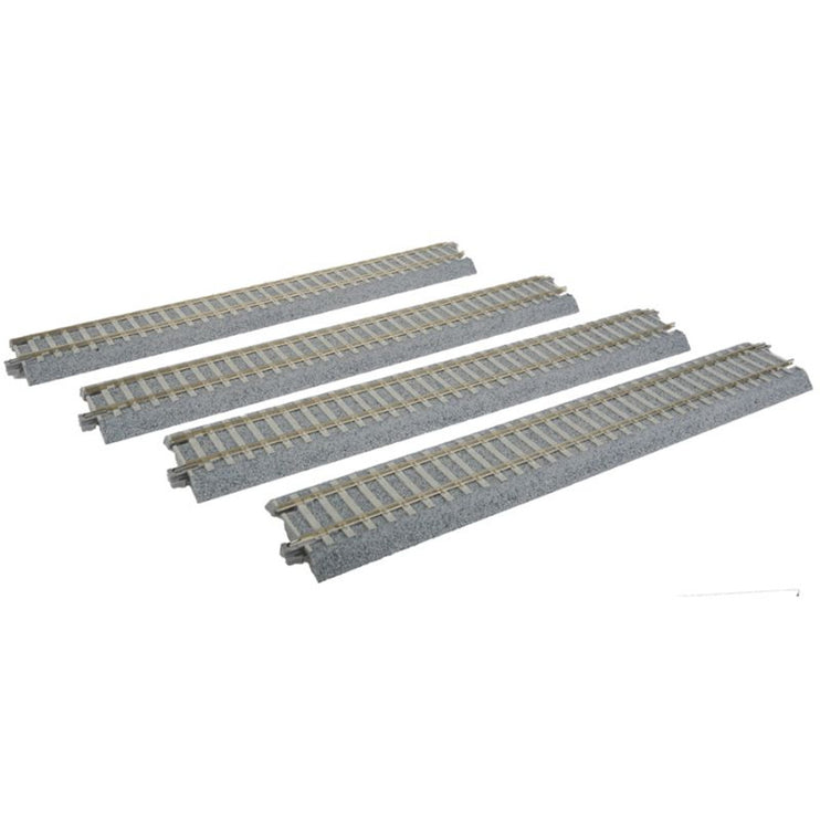 Kato HO Scale 246mm (9-3/4'') Concrete Tie Straight Track 4 Pieces