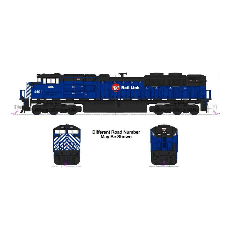 Kato N Scale Montana Rail Link SD70ACe 4400 DCC