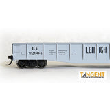 Tangent Lehigh Valley “Gray 5-1973” Bethlehem 70-Ton Riveted Drop-End Gondola #32904