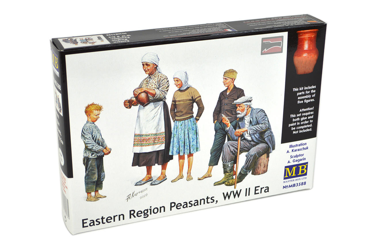 Region Kit Master Box LTD 1/35 Box WWII Peasants Eastern Region Kit (x5) – Fusion ...