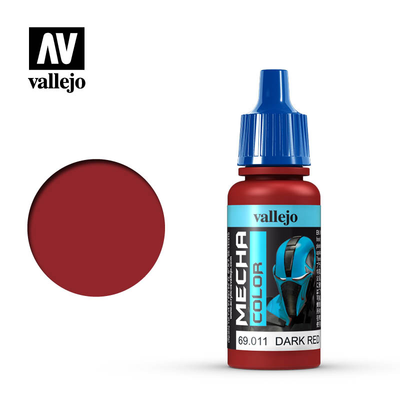 Vallejo Mecha Color Dark Red 17ml Bottle VLJ69011