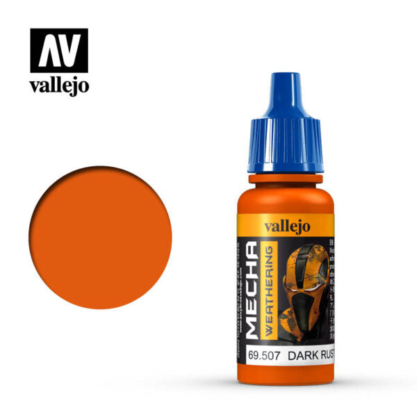 Vallejo Mecha Color Dark Rust Wash 17ml Bottle
