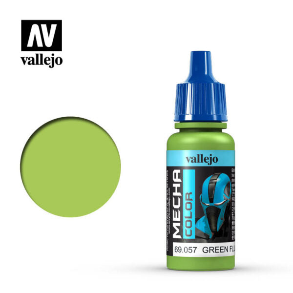 Vallejo Mecha Color Green Fluorescent 17ml Bottle