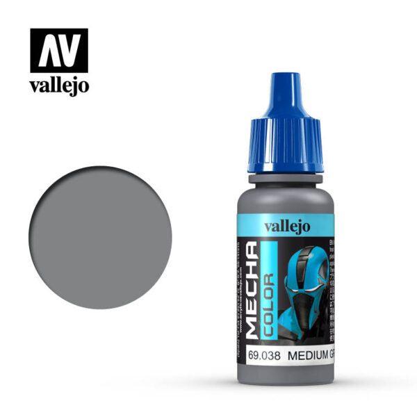 Vallejo Mecha Color Medium Grey 17ml Bottle