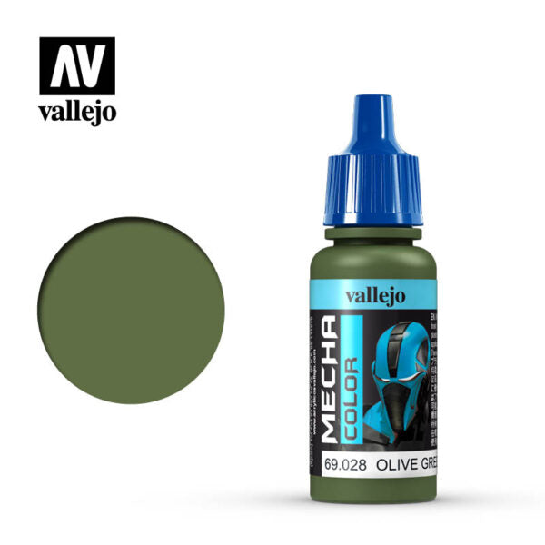 Vallejo Mecha Color Olive Green 17ml Bottle