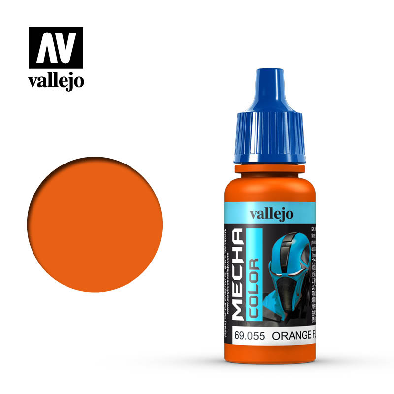 Vallejo Mecha Color Orange Fluorescent 17ml Bottle VLJ69055
