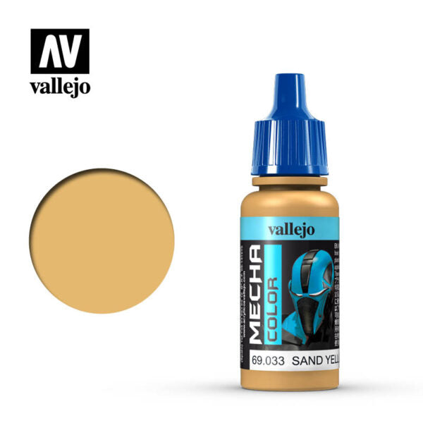 Vallejo Mecha Color Sand Yellow 17ml Bottle