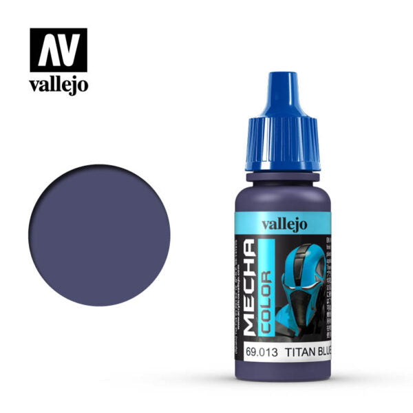 Vallejo Mecha Color Titan Blue 17ml Bottle