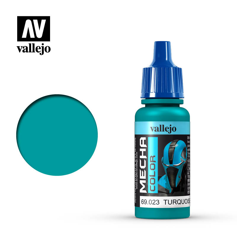 Vallejo Mecha Color Turquoise 17ml Bottle VLJ69023