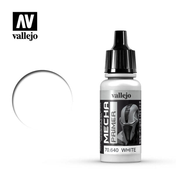 Vallejo Mecha Color White Primer 17ml Bottle