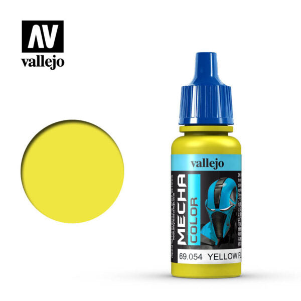 Vallejo Mecha Color Yellow Fluorescent 17ml Bottle