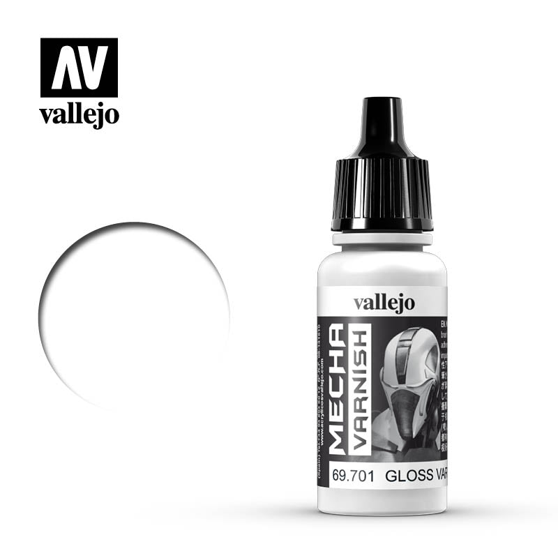 Vallejo Mecha Color Gloss Varnish 17ml Bottle VLJ69701