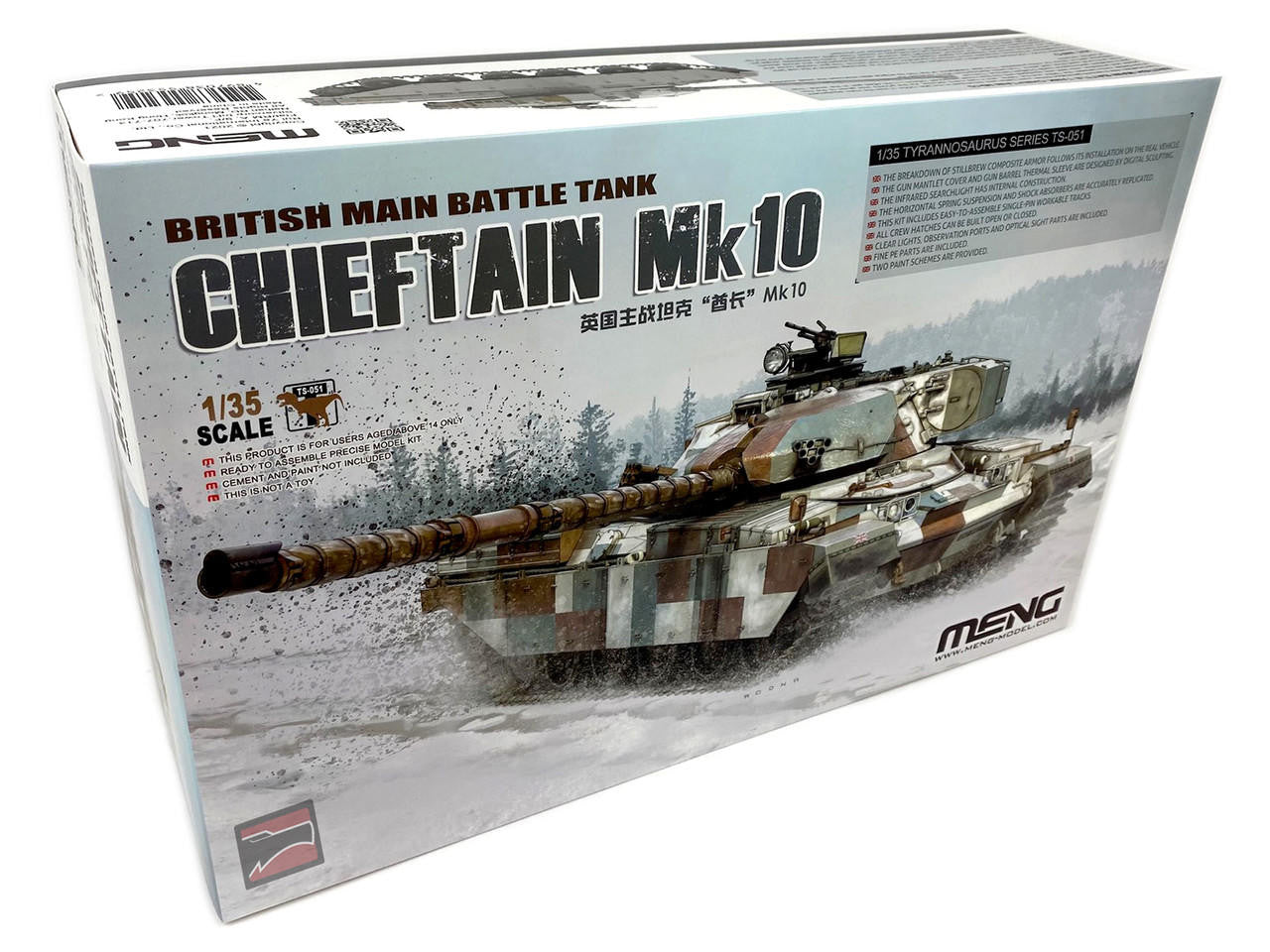 Meng 1/35 Meng Chieftain Mk 10 British Main Battle Tank – Fusion Scale ...