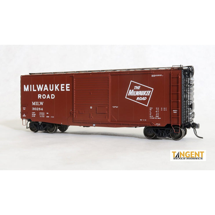 Tangent Milwaukee Road (MILW) “Original 3-1961” 40′ PS-1 9′ Door Boxcar #30255