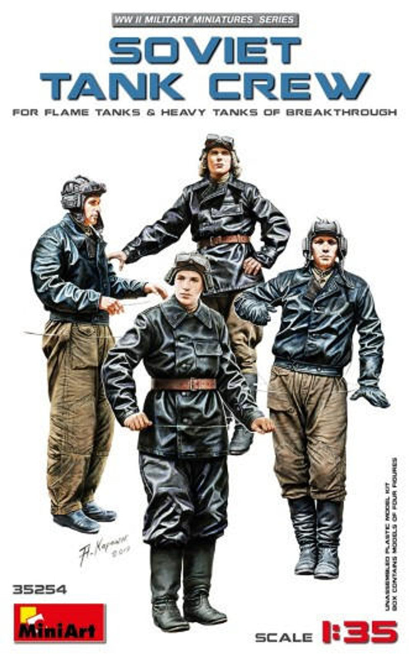 Miniart 1/35 Soviet Tank Crew for Flame & Heavy Tanks of Breakthrough ...