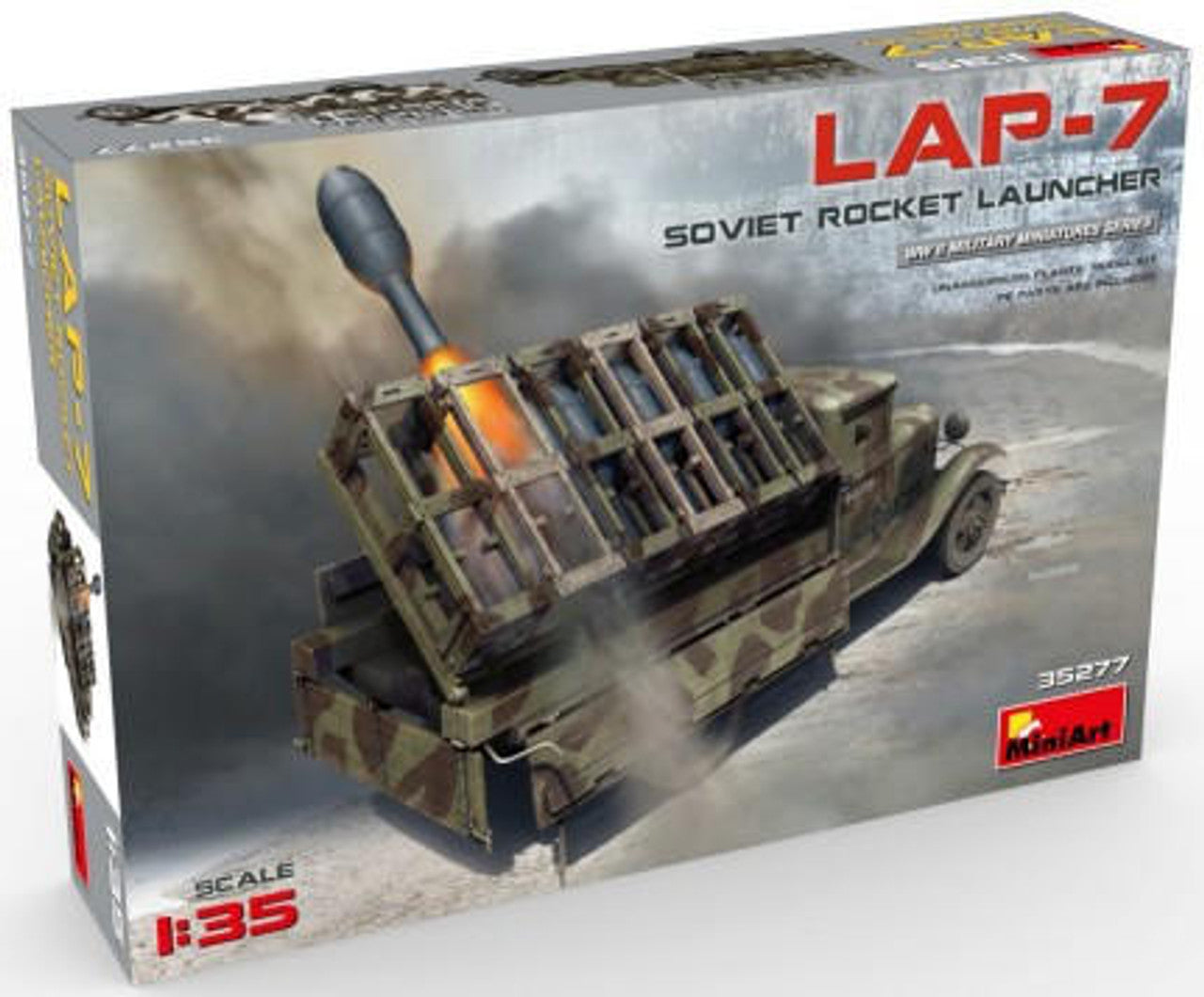 Miniart 1/35 Miniart LAP7 Soviet Rocket Launcher – Fusion Scale Hobbies