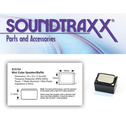 Soundtraxx 16 x 12 x 11.3mm Mini Cube