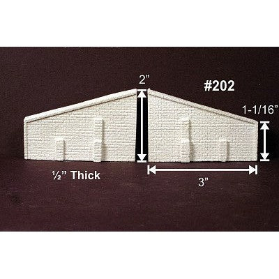 Monroe Models N Cut Stone Wing Wall 2pk