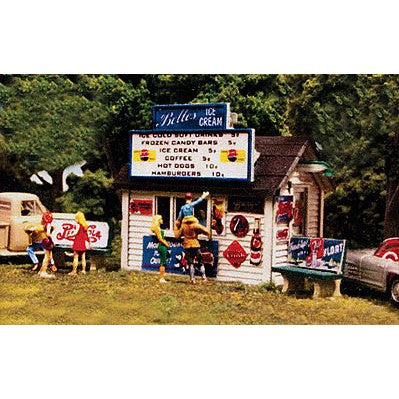 Monroe Models N Belle Ice Cream Stand