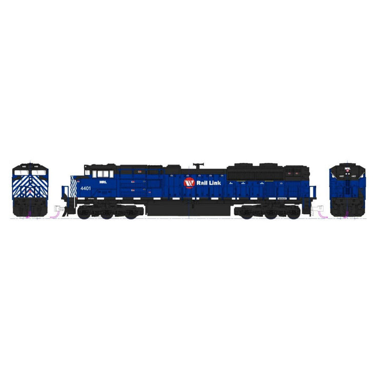 Kato N Scale Montana Rail Link SD70ACe 4401