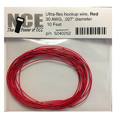 NCE DCC Red Wire 30awg 10ft