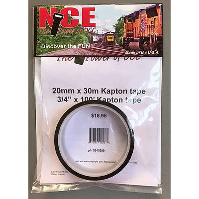 NCE DCC Kap20 100ft 20mm Kapton