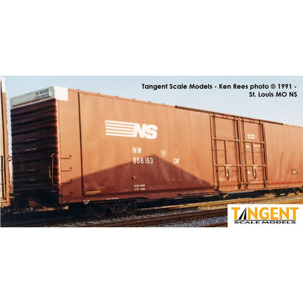 Tangent NS (NW) B20 Repaint 1989+ Greenville 86′ Double Plug Door Box Car #868172