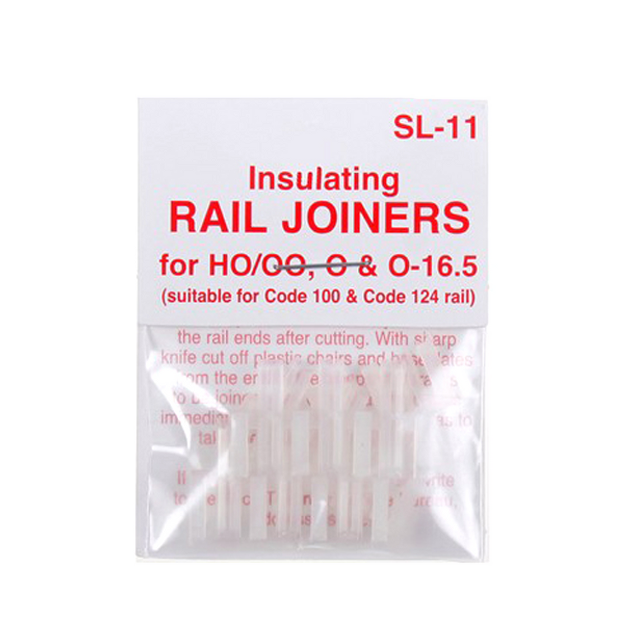 Peco HO Scale Code 100 Insulated Rail Joiners