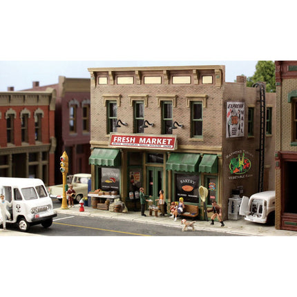 Woodland Scenics N Scale Pre-Fab Fresh Market Kit DPM Kit