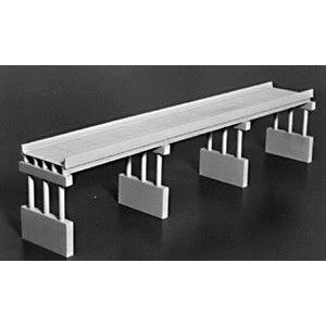 Rix Products Modern Highway Overpass Kit 150' Scale w/4 Piers