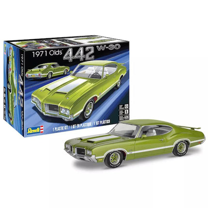 Revell 1/24 Revell 1971 Oldsmobile 442 W-30 Plastic Model Kit