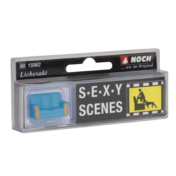 Noch HO Scale Sexy Scenes Lovers in Action (Love Seat)