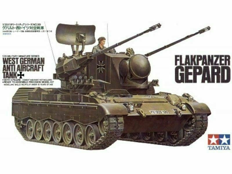 Tamiya 35099 1/35 West German Anti Aircraft Gepard Flakpanzer