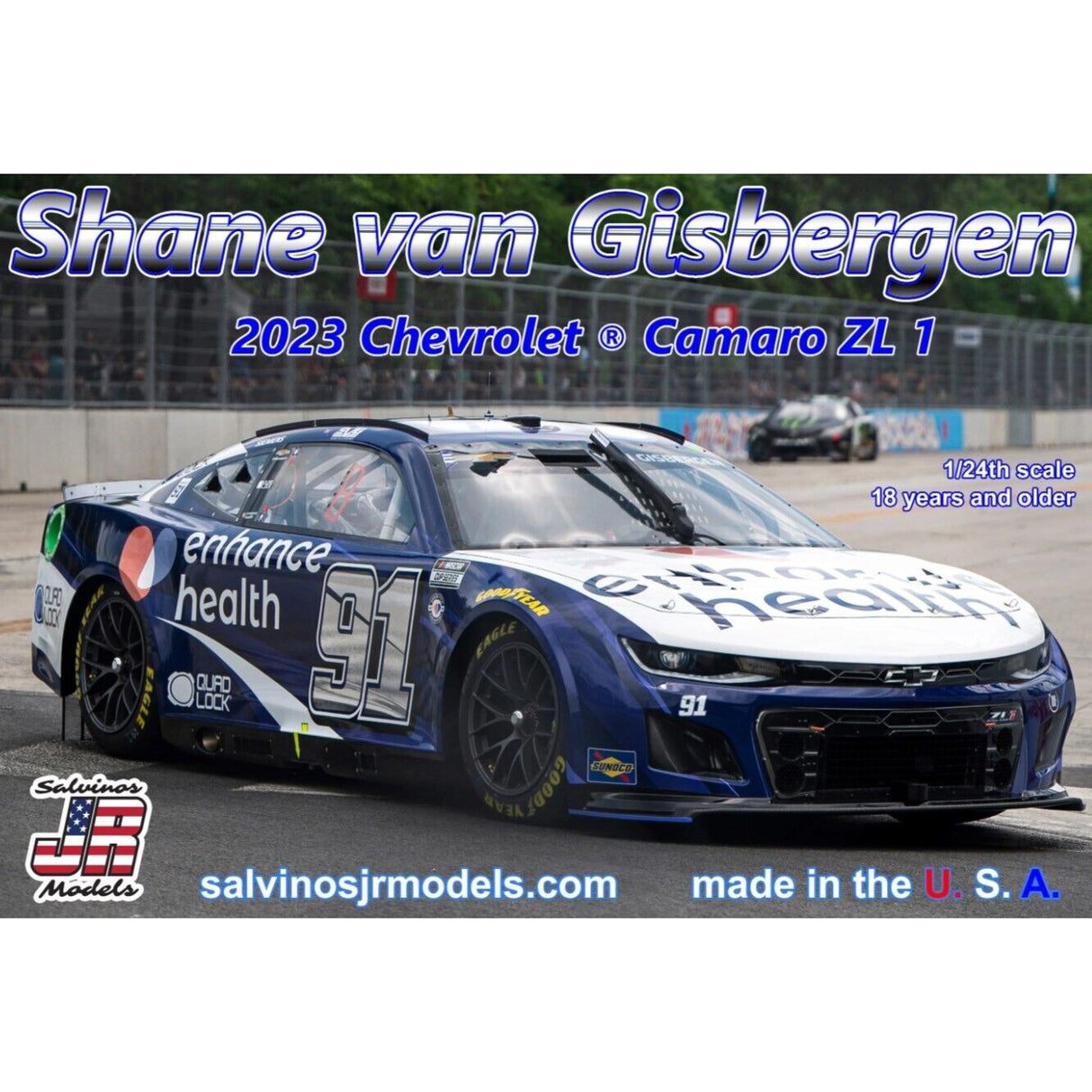 Salvino JR Models Trackhouse Racing 2023 Shane Van Gisbergen Camaro