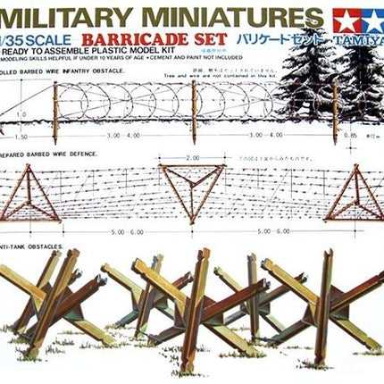 Tamiya 35027 1/35 Barricade Set