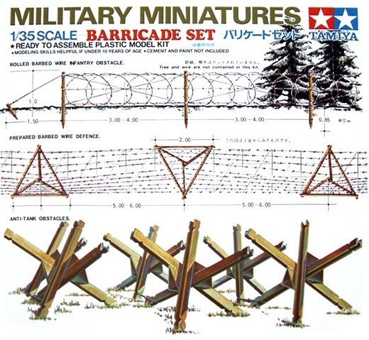 Tamiya 35027 1/35 Barricade Set