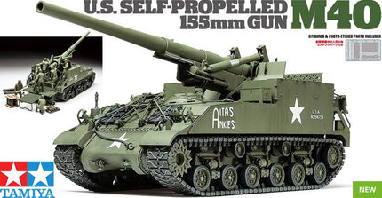 Tamiya 35351 1/35 U.S. Self-Propelled 155mm Gun M40