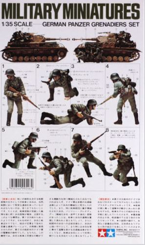 Tamiya 35061 1/35 German Panzer Grenadiers Set