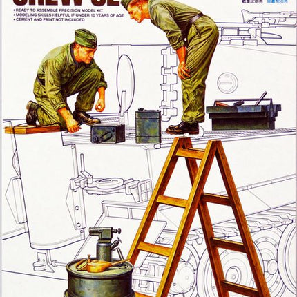 Tamiya 35180 1/35 German Tank Engine Maintenance Crew Set