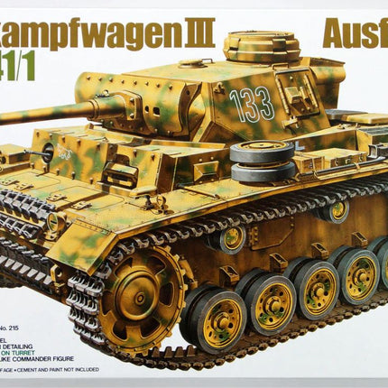 Tamiya 35215 1/35 Panzer III Ausf. L Sd Kfz 141/1